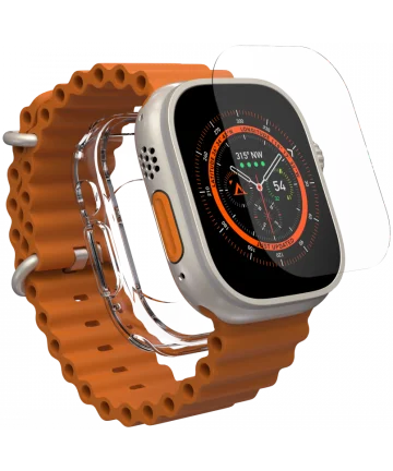 ZAGG Flex 360 Apple Watch Ultra / Ultra 2 Hoesje Full Protect Transparant Cases