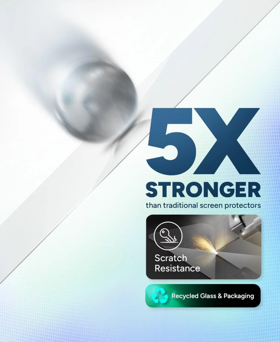 ZAGG InvisibleShield Glass Elite Google Pixel 8a Screen Protector afbeelding 4