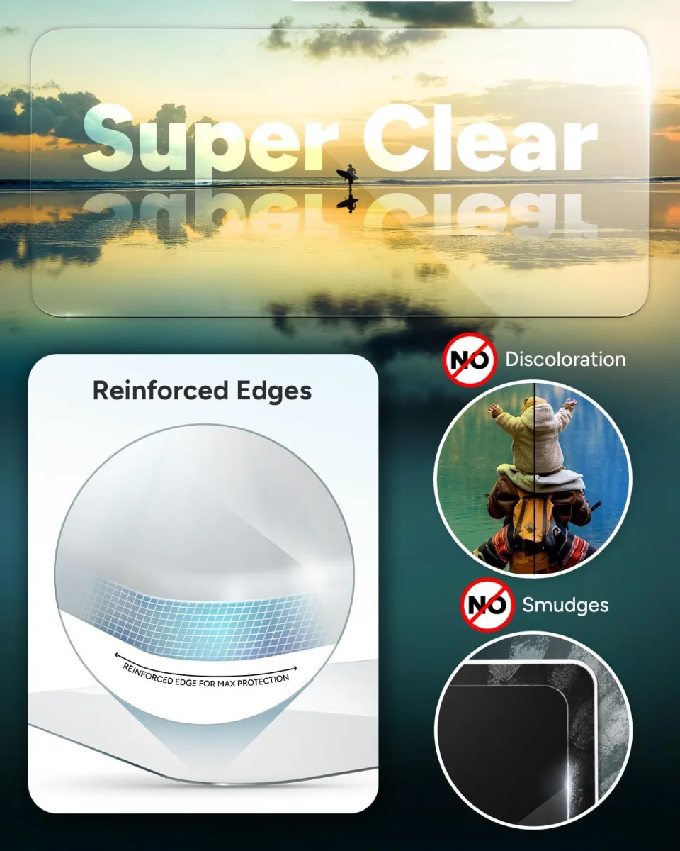 ZAGG InvisibleShield Glass Elite Google Pixel 8a Screen Protector afbeelding 5