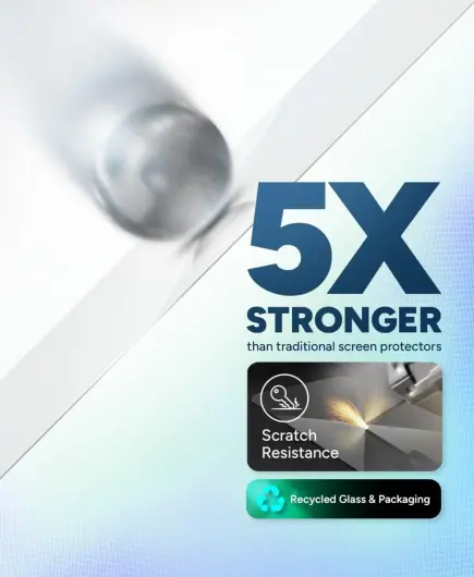 ZAGG InvisibleShield Glass Elite Google Pixel 8a Screen Protector afbeelding 4