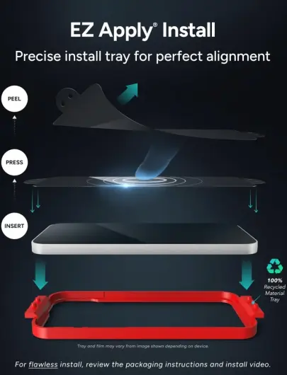 ZAGG InvisibleShield Glass Elite Google Pixel 8a Screen Protector afbeelding 7