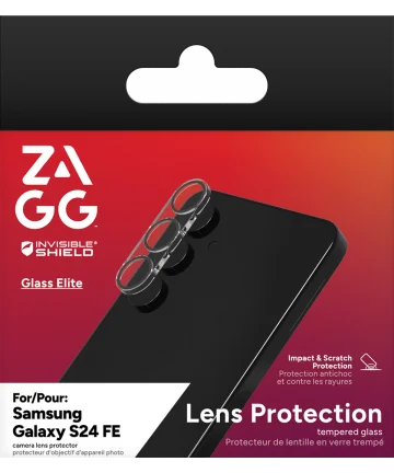 ZAGG InvisibleShield Glass Elite AR Samsung Galaxy S24 FE Camera Protector Screen Protectors