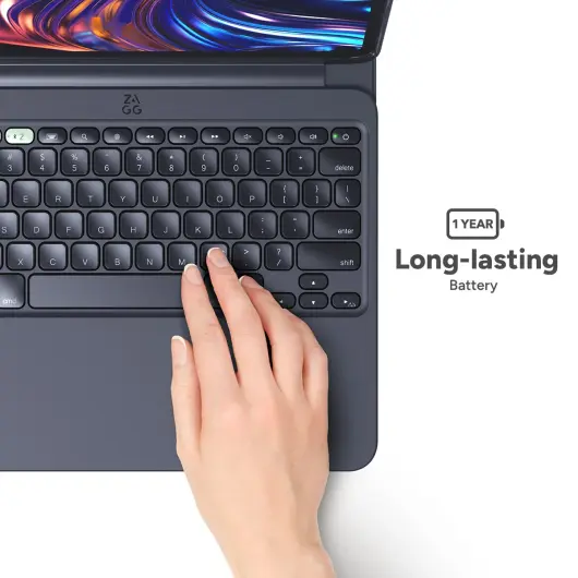 ZAGG Pro Keys 2 Apple iPad Pro 13 (2024) Toetsenbord Hoes Book Case Zwart afbeelding 5