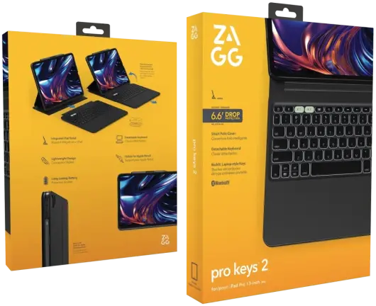 ZAGG Pro Keys 2 Apple iPad Pro 13 (2024) Toetsenbord Hoes Book Case Zwart afbeelding 9
