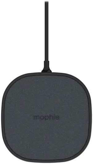 Mophie Qi 15W Universele Draadloze Fast Charge Oplader Zwart afbeelding 1
