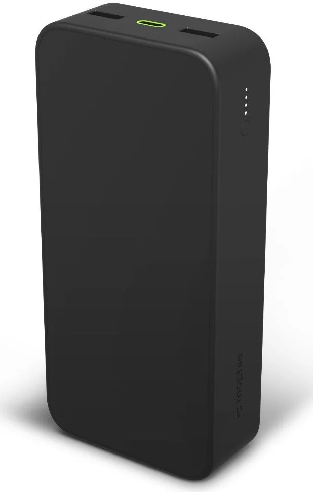 Mophie Powerstation XL 20.000 mAh Powerbank (20W USB-C, 2x USB-A 12W) Zwart afbeelding 1