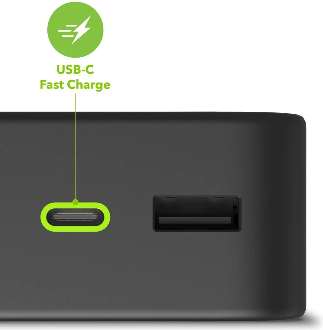 Mophie Powerstation XL 20.000 mAh Powerbank (20W USB-C, 2x USB-A 12W) Zwart afbeelding 6