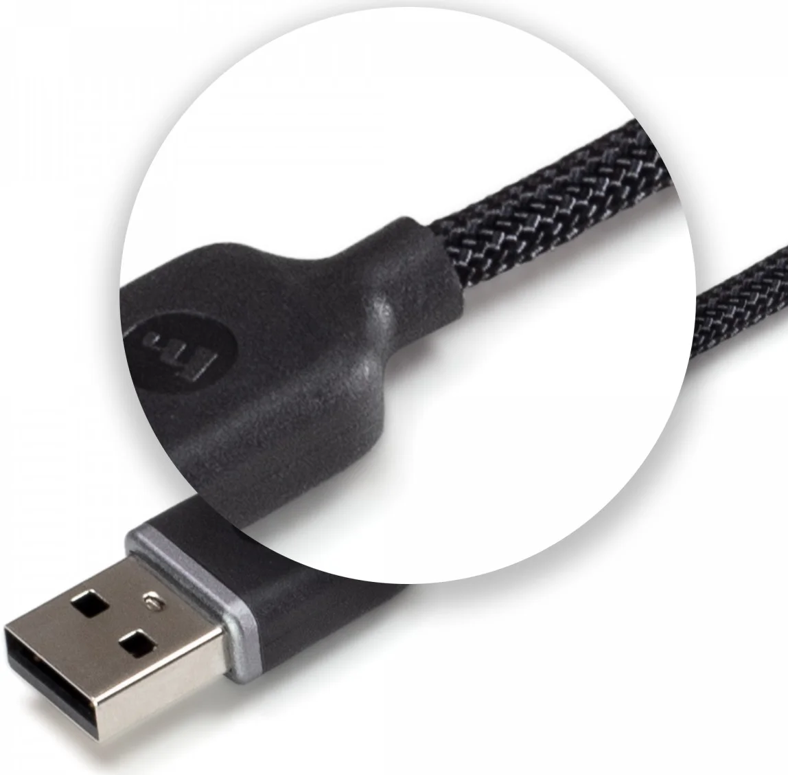 Mophie Charge Stream USB-A naar Lightning Kabel 12W 2 meter Zwart afbeelding 4