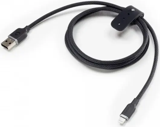 Mophie Charge Stream USB-A naar Lightning Kabel 12W 2 meter Zwart afbeelding 1