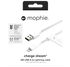 Mophie Charge Stream USB-A naar Lightning Kabel 12W 2M Wit afbeelding 2