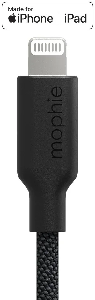 Mophie Charge Stream USB-C naar Lightning Kabel 60W Power Delivery 3M Zwart afbeelding 11