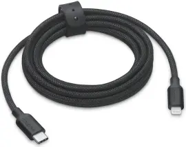 Mophie Charge Stream USB-C naar Lightning Kabel 60W Power Delivery 3M Zwart
