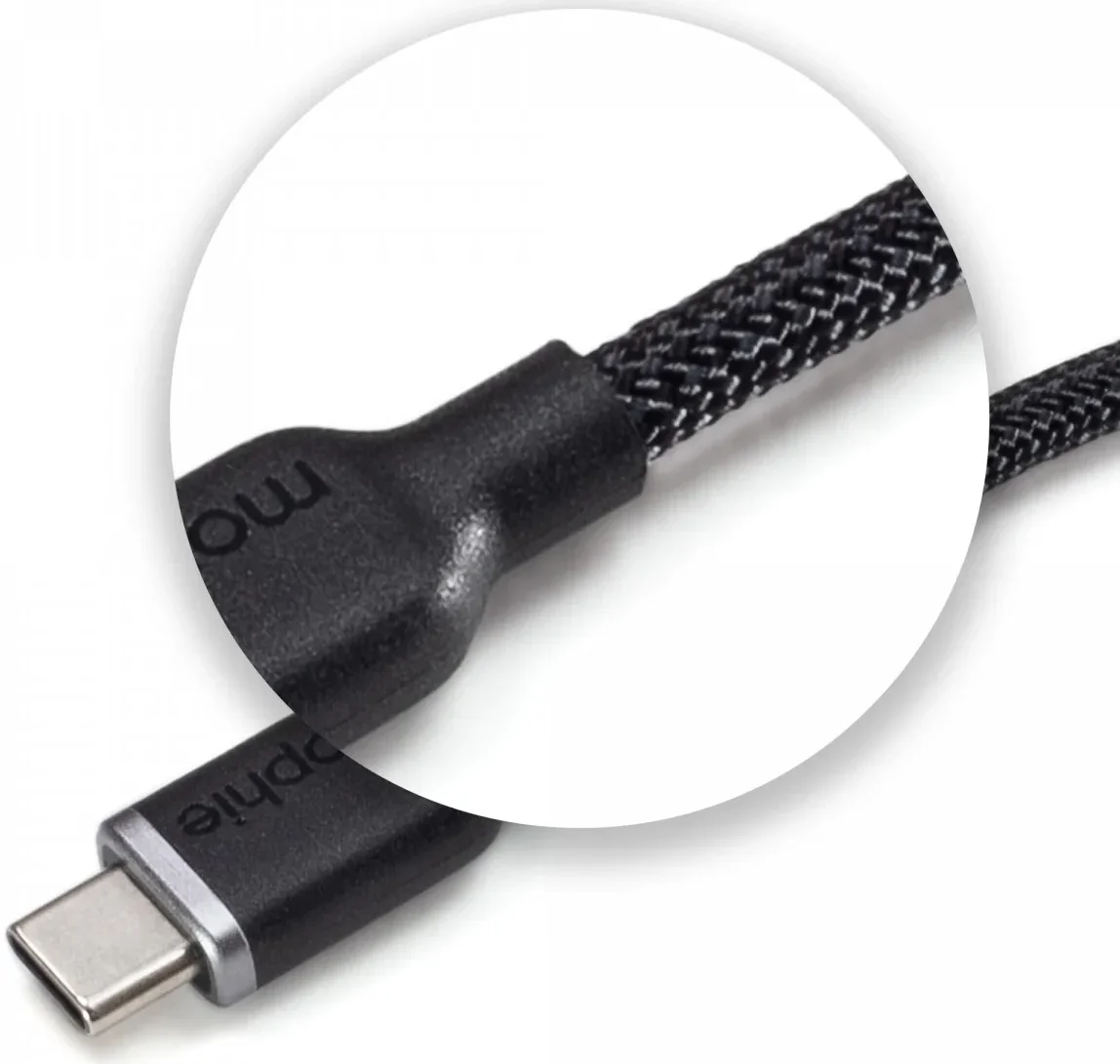 Mophie Charge Stream USB-C naar Lightning Kabel 60W Power Delivery 3M Wit afbeelding 2