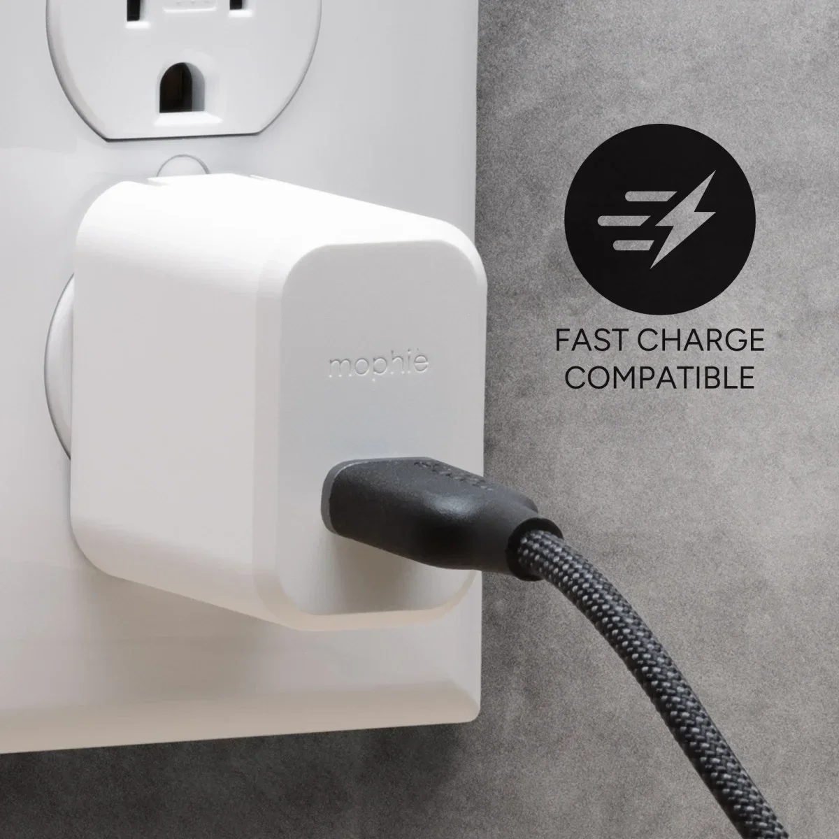 Mophie Charge Stream USB-C naar Lightning Kabel 60W Power Delivery 3M Wit afbeelding 7