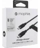 Mophie Charge Stream USB4 240W USB-C Kabel 40 Gbps Data / Videokabel 0.8M Zwart