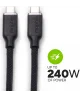 Mophie Charge Stream USB4 240W USB-C Kabel 40 Gbps Data / Videokabel 0.8M Zwart