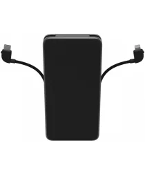 Mophie Powerstation Plus 10.000 mAh Powerbank met Ingebouwde USB-C Kabel