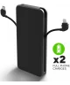 Mophie Powerstation Plus 10.000 mAh Powerbank met Ingebouwde USB-C Kabel