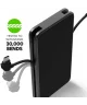 Mophie Powerstation Plus 10.000 mAh Powerbank met Ingebouwde USB-C Kabel