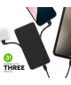 Mophie Powerstation Plus 10.000 mAh Powerbank met Ingebouwde USB-C Kabel