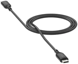 Mophie Essentials USB-C naar USB-C Kabel 60W 2 Meter Zwart