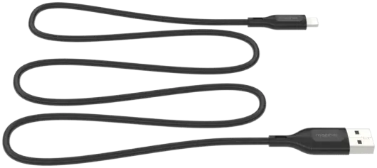 Mophie Essentials USB-A naar Lightning Kabel 12W 2 Meter Zwart afbeelding 3