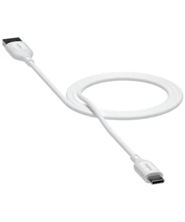 Mophie Essentials USB-A naar USB-C Kabel 15W 3 Meter Wit Kabels