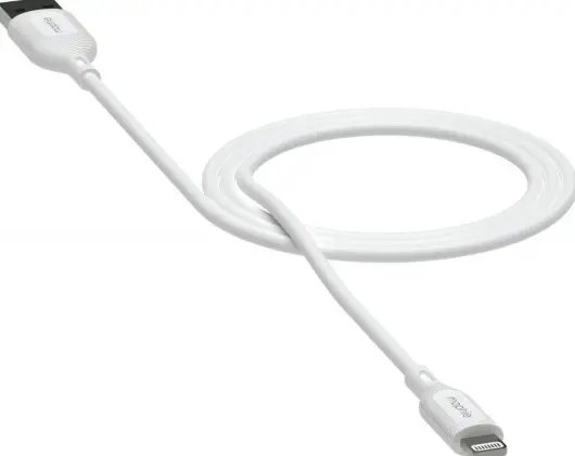 Mophie Essentials USB-A naar Lightning Kabel 12W 3 Meter Wit afbeelding 1