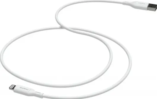Mophie Essentials USB-A naar Lightning Kabel 12W 3 Meter Wit afbeelding 3