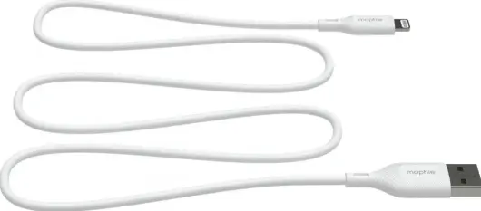 Mophie Essentials USB-A naar Lightning Kabel 12W 3 Meter Wit afbeelding 4