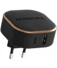 Duracell 30W Wall Fit USB-C / USB-A Adapter PPS / Power Delivery Oplader Zwart