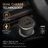 Duracell 27W USB-C en USB-A Power Delivery Autolader Zwart afbeelding 4