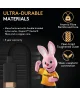 Duracell Toughened Kevlar MFi USB-A naar Lightning Kabel 0.3 Meter 3A Zwart