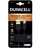 Duracell Toughened Kevlar MFi USB-A naar Lightning Kabel 0.3 Meter 3A Zwart