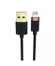 Duracell Toughened Kevlar MFi USB-A naar Lightning Kabel 1 Meter 3A Zwart