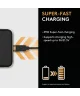 Duracell Toughened Kevlar MFi USB-C naar Lightning Kabel 1 Meter 65W / 3A Zwart