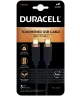 Duracell Toughened Kevlar MFi USB-C naar USB-C Kabel 1 Meter 65W / 5Gbps Zwart