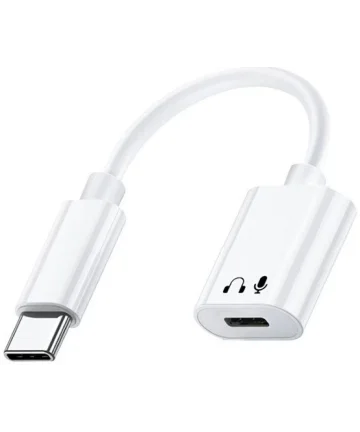 Lightning naar USB-C 3-in-1 Adapter Audio, Opladen en Data voor iPhone 15/16 Kabels