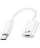 Lightning naar USB-C 3-in-1 Adapter Audio, Opladen en Data voor iPhone 15/16