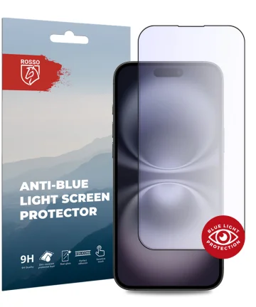 Rosso Apple iPhone 16 Plus Tempered Glass Screen Protector Anti-Blue Light Screen Protectors