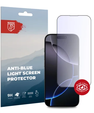 Rosso Apple iPhone 16 Pro Tempered Glass Screen Protector Anti-Blue Light Screen Protectors