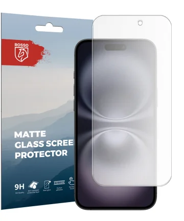 Rosso Apple iPhone 16 Plus Tempered Glass Screen Protector Matte Screen Protectors