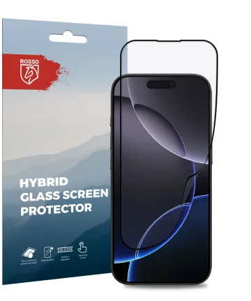 Rosso Apple iPhone 16 Pro Hybrid Glass Screen Protector Screen Protectors