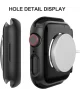 Rosso Apple Watch 40MM Tempered Glass Screen Protector met Hoesje Zwart