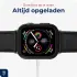 Rosso Apple Watch 42MM Tempered Glass Screen Protector met Hoesje Zwart afbeelding 6