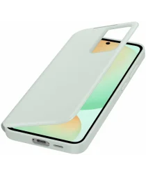 Origineel Samsung Galaxy S24 FE Hoesje Smart View Wallet Case Mint Groen