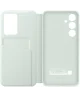 Origineel Samsung Galaxy S24 FE Hoesje Smart View Wallet Case Mint Groen