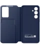 Origineel Samsung Galaxy S24 FE Hoesje Smart View Wallet Case Blauw