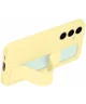 Origineel Samsung Galaxy S24 FE Hoesje Standing Grip Case Geel