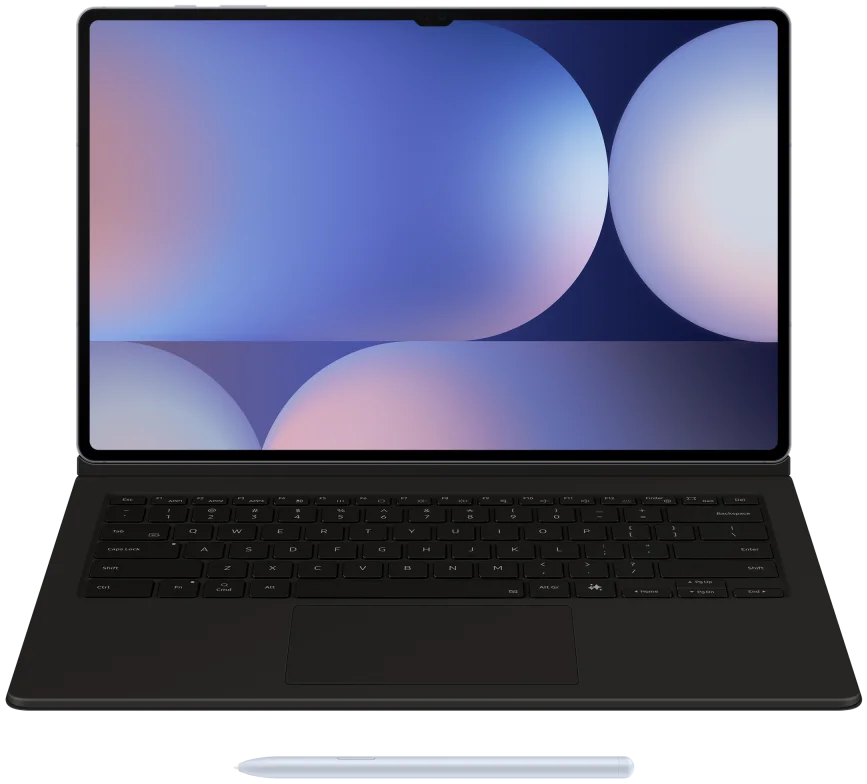 Originele Samsung Galaxy Tab S10 / S9 Ultra Hoes Keyboard Cover Zwart afbeelding 2